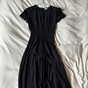 ARITZIA Wilfred Black Maxi Dress